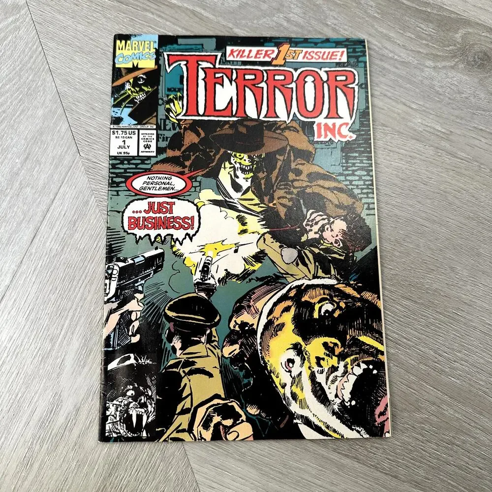 Terror Inc. #1 Marvel Comics 1992 Killer 1st Issue